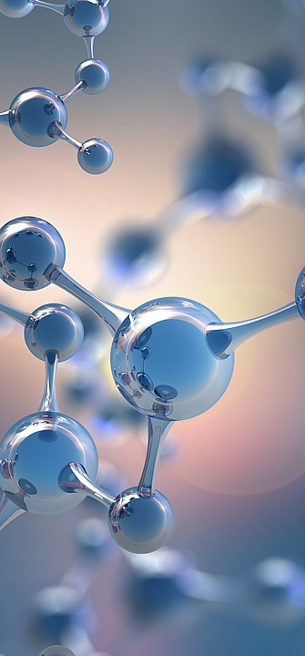 Abstraktes Molekülmodell