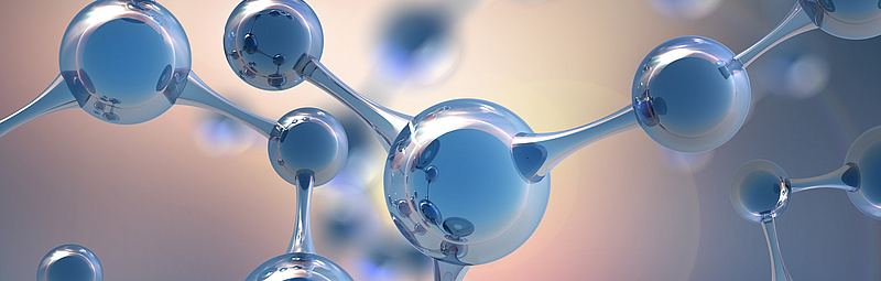 Abstraktes Molekülmodell