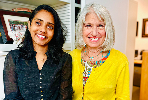 Divya Guntur forscht im Labor von Marlene Rabinovitch an der Stanford University in den USA