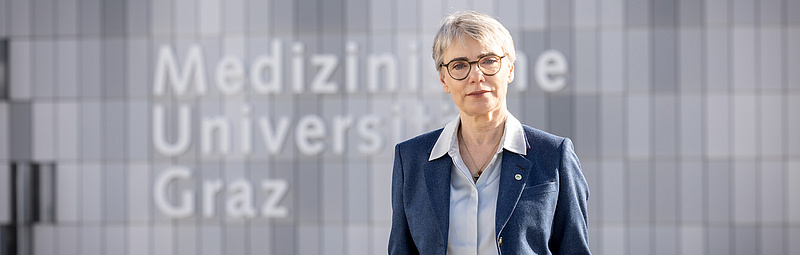 Andrea Kurz ist sein 15.2. neue Rektorin der Med Uni Graz/Foto:Lunghammer