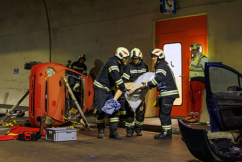 Katastrophenübung - Fotos: Montanuni Leoben