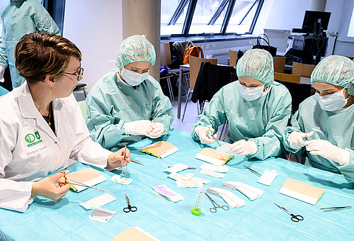 Die Jugendlichen zeigten großes Interesse