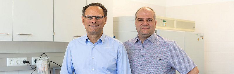 Christoph Högenaue und Stefan Schild - Credit: Med Uni Graz/Wittmann