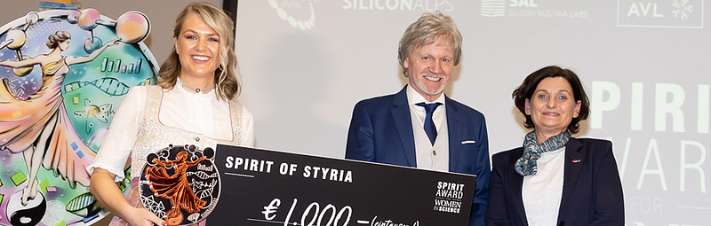Spirit Award für Linda Waldherr/Foto:SPIRIT of Styria