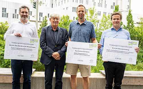 Michael Dengler, Herwig Holzer, Paul Vesely und Sebastian Vosberg 