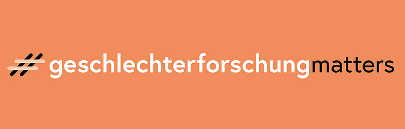 Schriftzug #geschlechterforschungmatters - BMBWF 