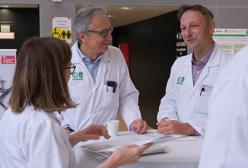 Wissenschaftlicher Austausch.