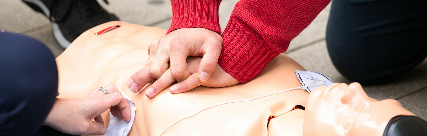 Wiederbelebungstraining (Fotocredit: AGN/Drück mich)