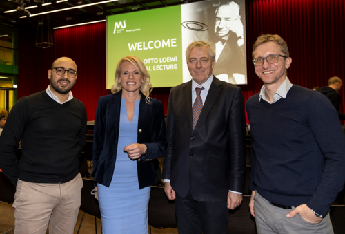  Mahmoud Abdellatif, Caroline Schober, Gudio Kroemer, Simon Sedej (v.l.n.r.)