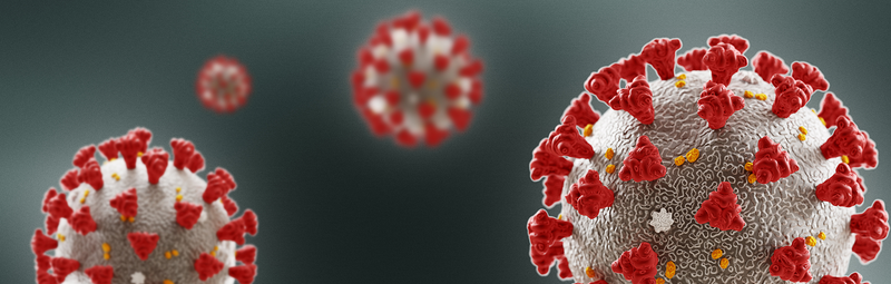 Corona Virus als Modellaufnahme