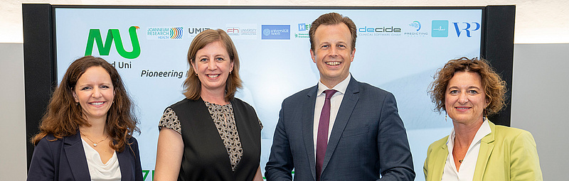 Die Teilnehmer des Pressegesprächs - Credit: Land Steiermark/Binder