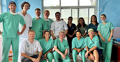 Das Team der Med Uni Graz in Nepal
