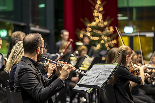 Auftakt des Orchesters