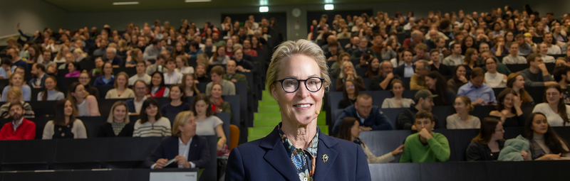 Frances H- Arnold bei der Nobel Lecture 2025 - Credit: BioTechMed Graz/Lunghammer