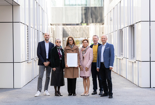 Erwin Petek, Andrea Kurz, Manuela Marasek-Sternad, Manuela Maria Groß, Alexander Rosenkranz, Akos Heinemann. - Credit: Med Uni graz/Monika Wittmann